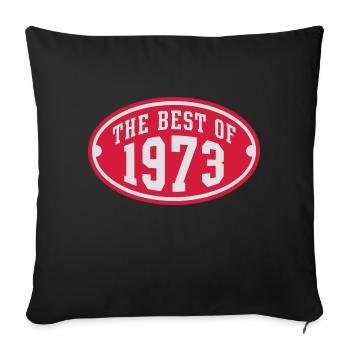 LE MEILLEUR DE 1973 2C anniversaire Anniversaire - Housse de coussin décorative 45 x 45 cm - noir - Devant