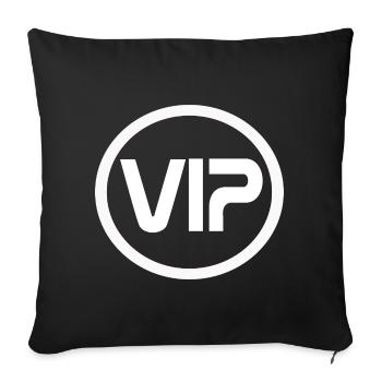 VIP Geschenk VIP - Sofakissenbezug 45 x 45 cm - Schwarz - Vorne