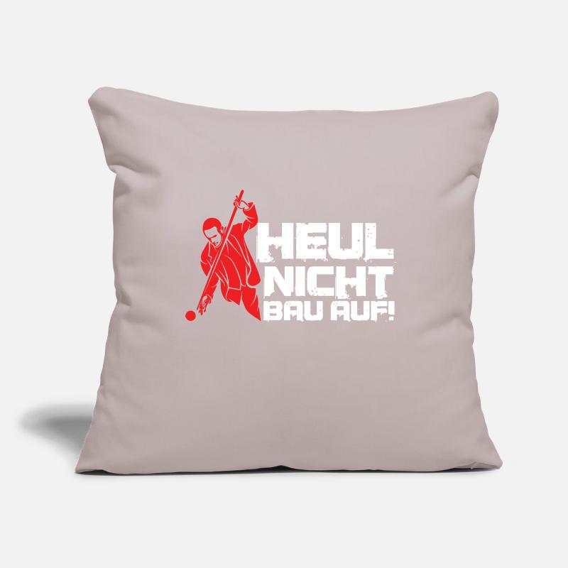 Heul Nicht Billardspieler Billard Queue Geschenk Sofakissenbezug 45 x 45 cm