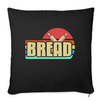 Retro Vintage Awesome Bread Baking Designs Present - Sofakissenbezug 45 x 45 cm - Schwarz - Vorne