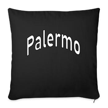 Palermo - Sofa pillowcase 17,3'' x 17,3'' (45 x 45 cm) - black - Front