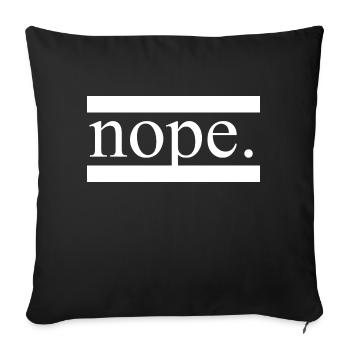 Dancing Dance Music - Sofa pillowcase 17,3'' x 17,3'' (45 x 45 cm) - black - Front