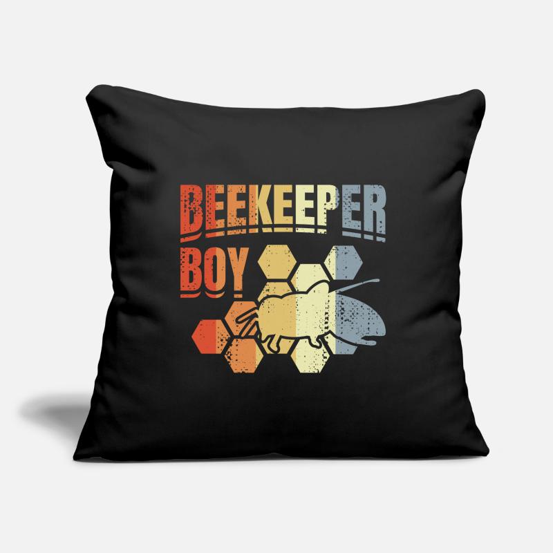 Funny beekeeper boy Sofa pillowcase 17,3'' x 17,3'' (45 x 45 cm)