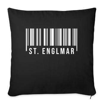 St Englmar Bayern - Sofakissenbezug 45 x 45 cm - Schwarz - Vorne