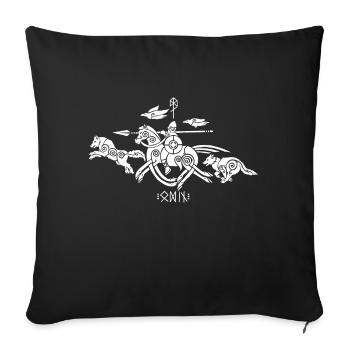 Odin Tiere - Sofakissenbezug 45 x 45 cm - Schwarz - Vorne