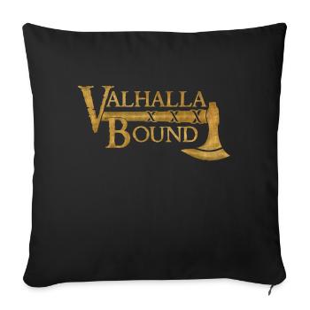 Wikinger norden valhalla schweden skandinavien flaga - Sofakissenbezug 45 x 45 cm - Schwarz - Vorne