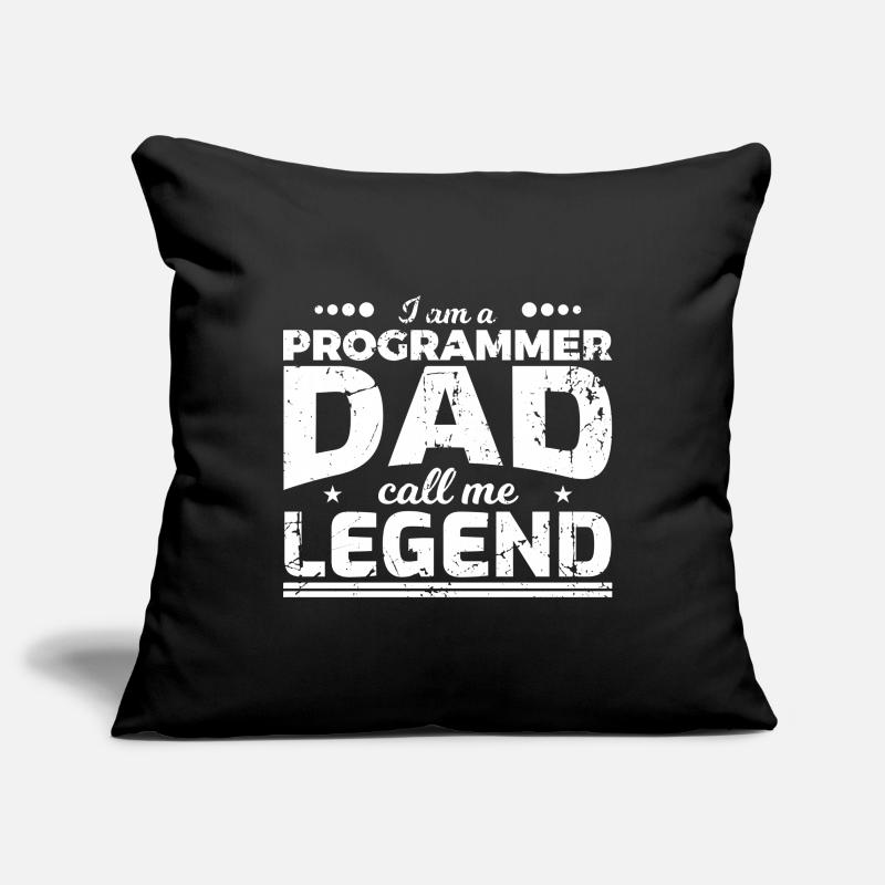 Coder Dad Sofa pillowcase 17,3'' x 17,3'' (45 x 45 cm)