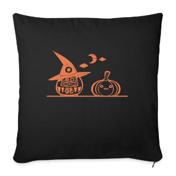 Halloween Japan 2 - Sofa pillowcase 17,3'' x 17,3'' (45 x 45 cm) - black - Front