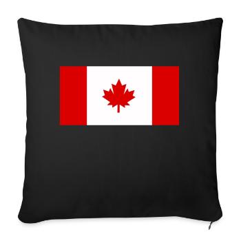 Canada - Housse de coussin décorative 45 x 45 cm - noir - Devant