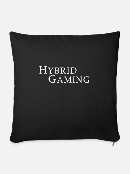 Hybrid Gaming - Sofakissenbezug 45 x 45 cm - Schwarz