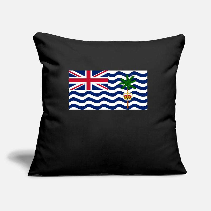 Territoire britannique de l’océan Indien Housse de coussin décorative 45 x 45 cm