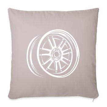 Stylish Tuning Rim – Auto-Design - Sofa pillowcase 17,3'' x 17,3'' (45 x 45 cm) - light taupe - Front
