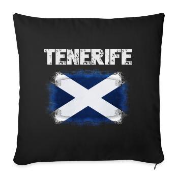 Ténérife - Housse de coussin décorative 45 x 45 cm - noir - Devant