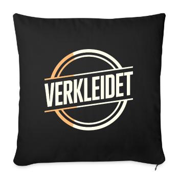 Disguised costume disguise carnival carnival - Sofa pillowcase 17,3'' x 17,3'' (45 x 45 cm) - black - Front