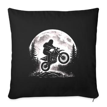 Bigfoot Motocross - Sofa pillowcase 17,3'' x 17,3'' (45 x 45 cm) - black - Front