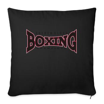 Boxing Campions - Sofakissenbezug 45 x 45 cm - Schwarz - Vorne