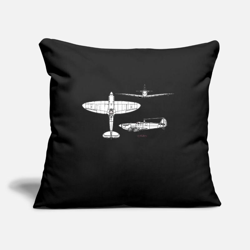 Airplane Sofa pillowcase 17,3'' x 17,3'' (45 x 45 cm)