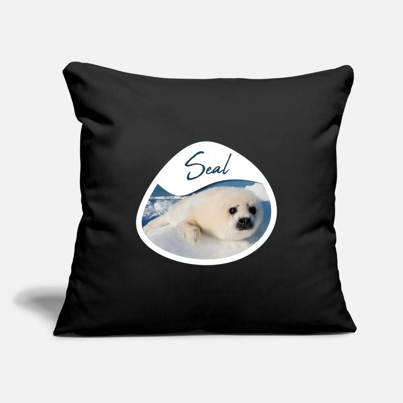 Phoque bébé phoque - Design Housse de coussin décorative 45 x 45 cm