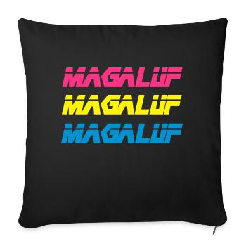 Magaluf - Sofa pillowcase 17,3'' x 17,3'' (45 x 45 cm) - black - Front