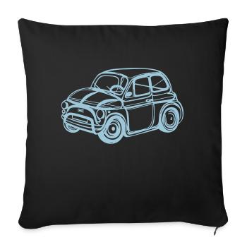 Car - Car - Sofa pillowcase 17,3'' x 17,3'' (45 x 45 cm) - black - Front