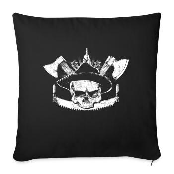 Carpenter - Sofa pillowcase 17,3'' x 17,3'' (45 x 45 cm) - black - Front