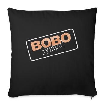Nice Bobo - Sofa pillowcase 17,3'' x 17,3'' (45 x 45 cm) - black - Front