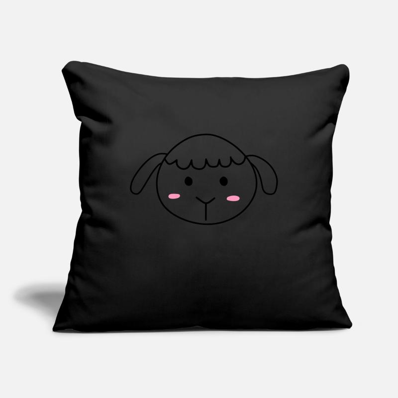 Mouton mignon Housse de coussin décorative 45 x 45 cm