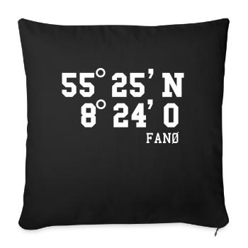 Fanø Fanö Dänemark Urlaub Idee - Sofakissenbezug 45 x 45 cm - Schwarz - Vorne