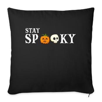 Stay Spooky Cute Funny Halloween Designs - Sofa pillowcase 17,3'' x 17,3'' (45 x 45 cm) - black - Front