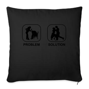 Dancing Gift Dance Sport Hobby Dancer Sport - Sofa pillowcase 17,3'' x 17,3'' (45 x 45 cm) - black - Front