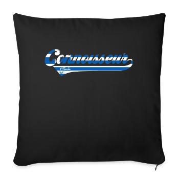 Connousseur Club Grèce Party Exclusive - Housse de coussin décorative 45 x 45 cm - noir - Devant