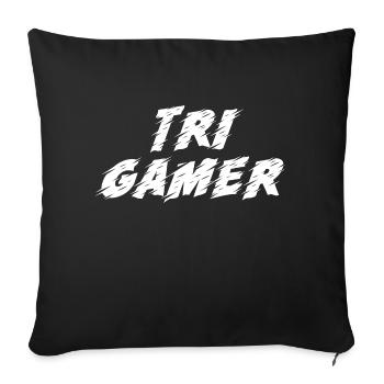 Game Gaming PC - Sofa pillowcase 17,3'' x 17,3'' (45 x 45 cm) - black - Front