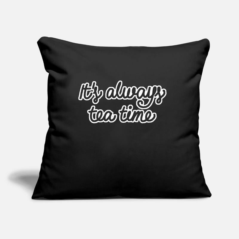 tea time Housse de coussin décorative 45 x 45 cm
