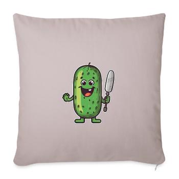 Pickleball Picklepaddle Pickle Sport - Sofa pillowcase 17,3'' x 17,3'' (45 x 45 cm) - light taupe - Front