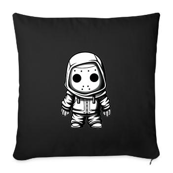 Halloween Horror Movie - Video Games Gaming - Sofa pillowcase 17,3'' x 17,3'' (45 x 45 cm) - black - Front