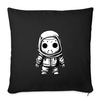 Halloween Horror Movie - Video Games Gaming - Sofa pillowcase 17,3'' x 17,3'' (45 x 45 cm) - black - Front