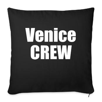 Venice Crew - Sofa pillowcase 17,3'' x 17,3'' (45 x 45 cm) - black - Front