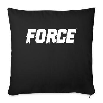 Force - Housse de coussin décorative 45 x 45 cm - noir - Devant