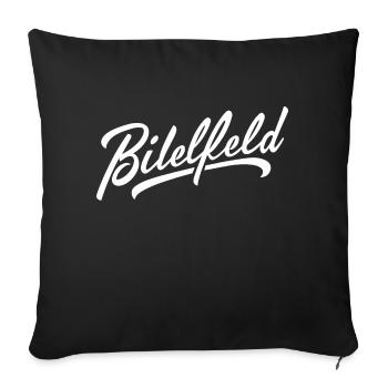 Bielefeld - Housse de coussin décorative 45 x 45 cm - noir - Devant