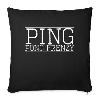 geek happy birthday present need for speed - Sofa pillowcase 17,3'' x 17,3'' (45 x 45 cm) - black - Front