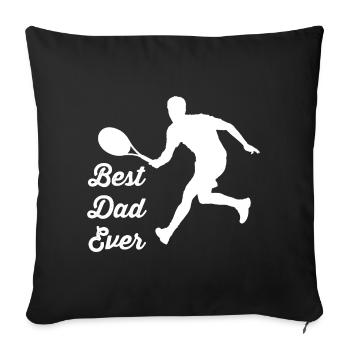 Tennis - Housse de coussin décorative 45 x 45 cm - noir - Devant