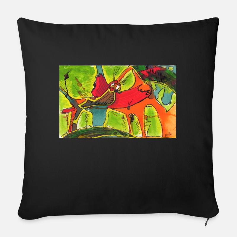SPASStasy - Sofakissenbezug 45 x 45 cm - Schwarz