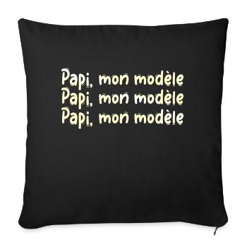 GRANDPA DAD GRANDPA HUMOR GRANDPA JOKE 13 - Sofa pillowcase 17,3'' x 17,3'' (45 x 45 cm) - black - Front
