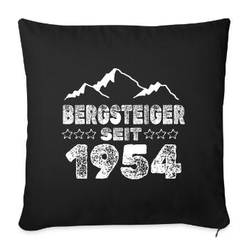 1954 - Sofa pillowcase 17,3'' x 17,3'' (45 x 45 cm) - black - Front
