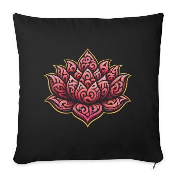 Tamoul Tamilisch Sri Lanka - Housse de coussin décorative 45 x 45 cm - noir - Devant