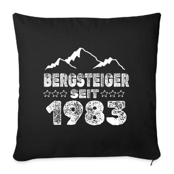 1983 - Housse de coussin décorative 45 x 45 cm - noir - Devant