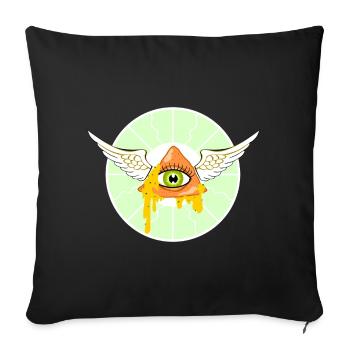 Saint Nacho - Sofa pillowcase 17,3'' x 17,3'' (45 x 45 cm) - black - Front