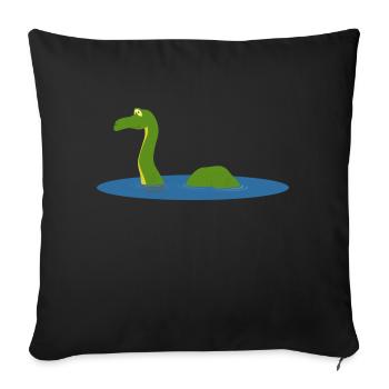 Lac Mer Monster - Housse de coussin décorative 45 x 45 cm - noir - Devant