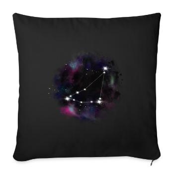 Zodiac Capricorn Constellation Universe - Sofa pillowcase 17,3'' x 17,3'' (45 x 45 cm) - black - Front