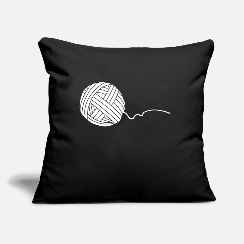 Wool wool tyre white (vector object) Sofa pillowcase 17,3'' x 17,3'' (45 x 45 cm)